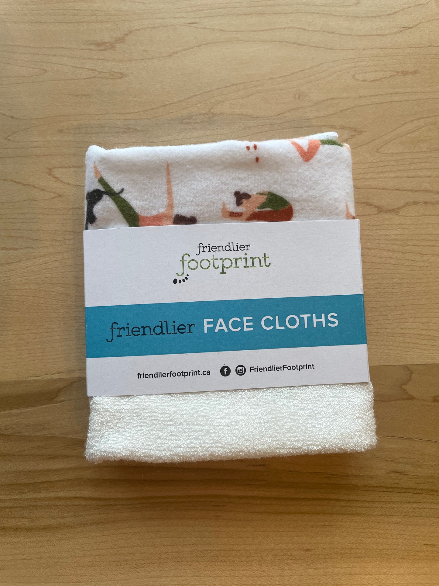 Friendlier Face Cloths - Yoga Poses