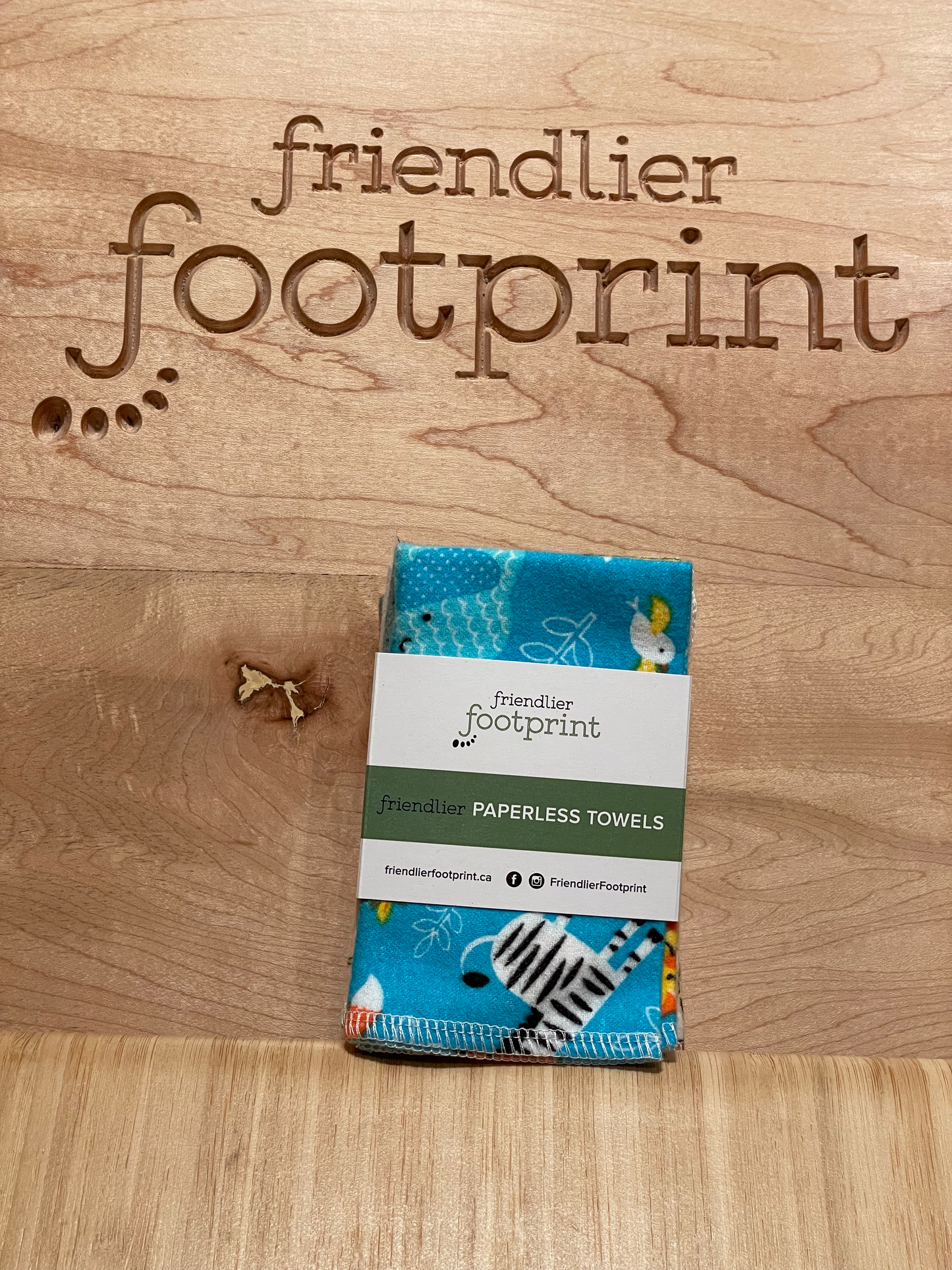 Friendlier Paperless Towels - Jungle Fun | Blue