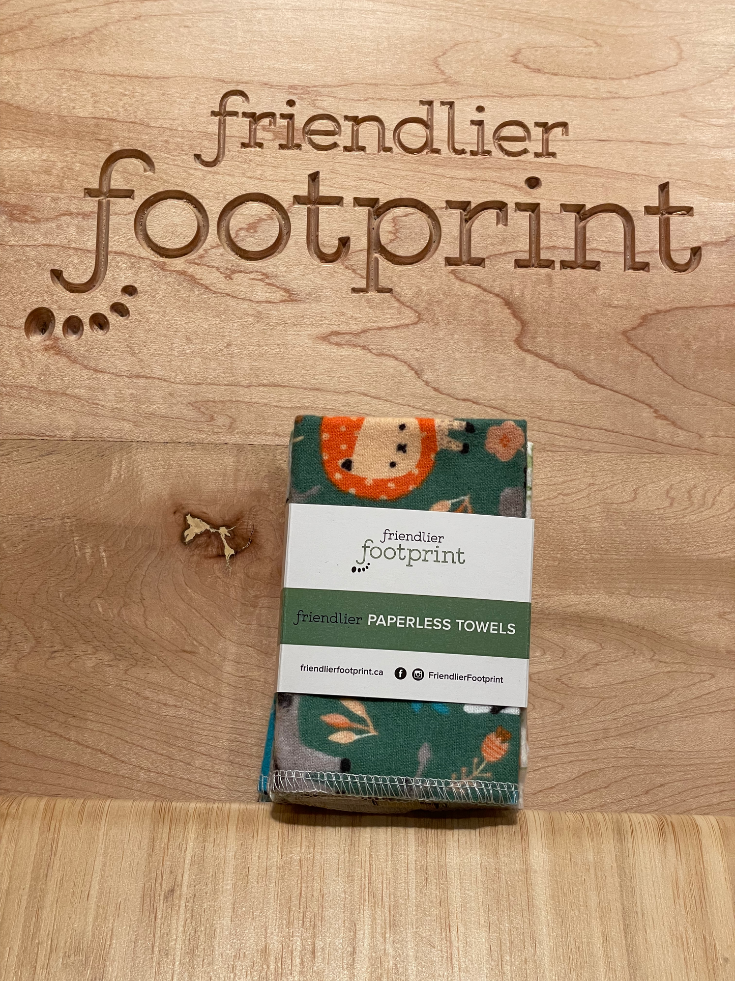 Friendlier Paperless Towels - Jungle Fun | Green