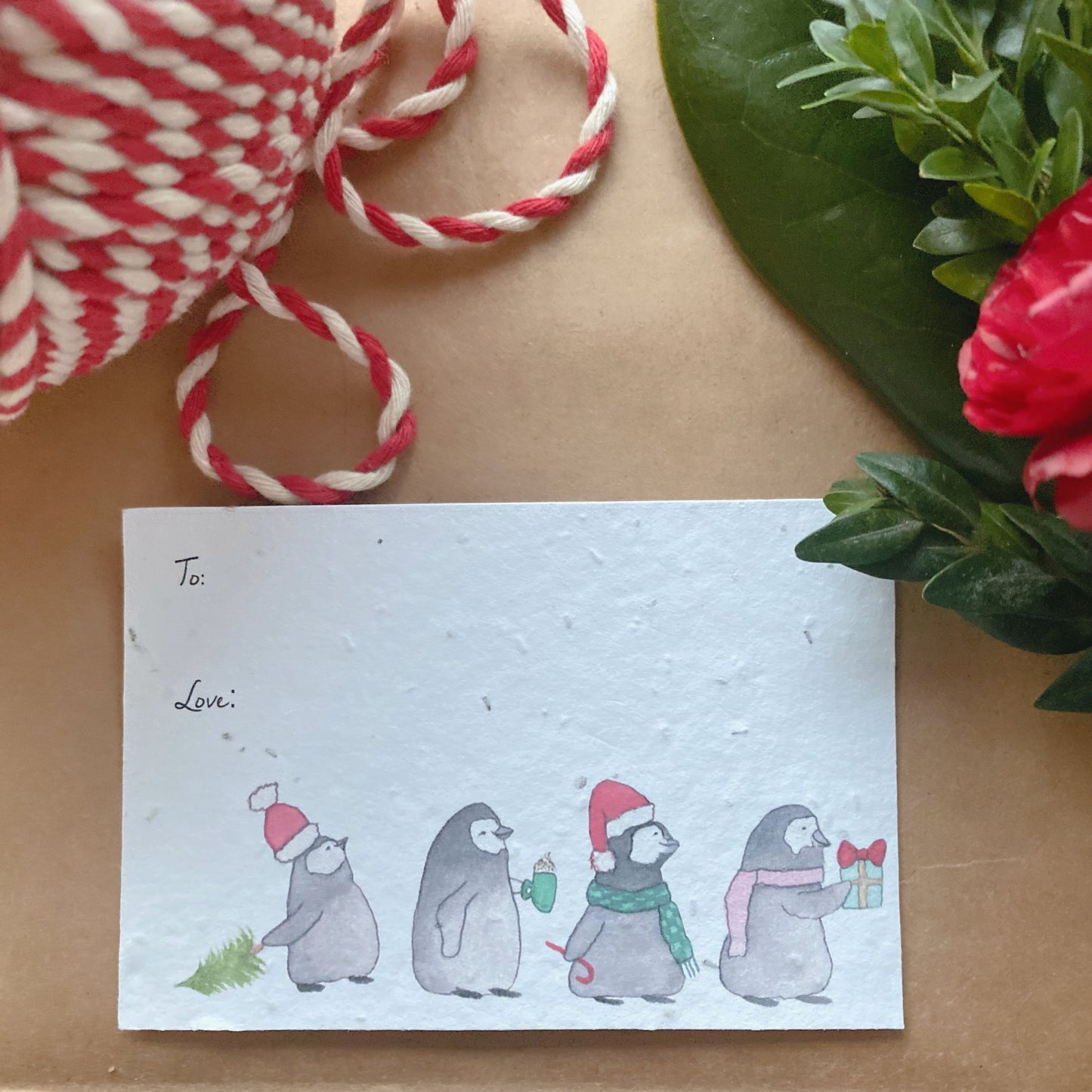 Seed Paper Holiday Gift Tags (Various Designs)