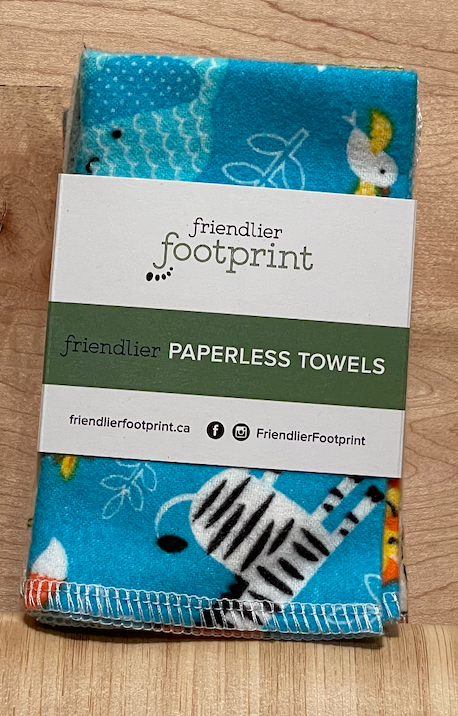 Friendlier Paperless Towels - Jungle Fun | Blue