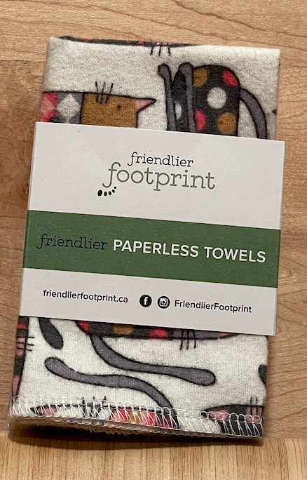 Friendlier Paperless Towels - Cats