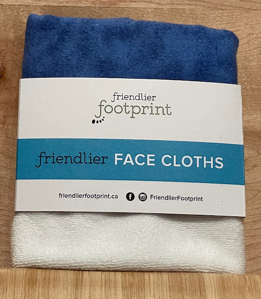 Friendlier Face Cloth - Neutral Blue